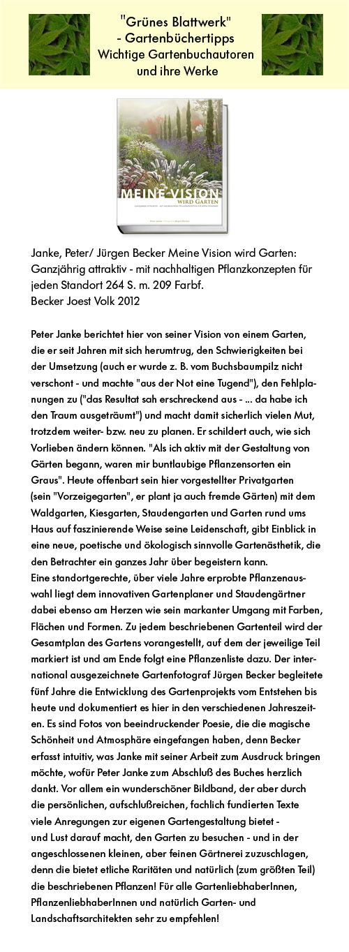 www.garten-literatur.de April 2012